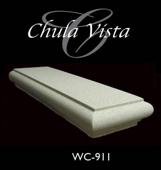 Wall Cap 911 Chula Vista Pacific Stone Design Inc - Concrete Wall Cap Molds Wall Cap 911 Chula Vista Pacific Stone Design Inc - Concrete Wall Cap Molds