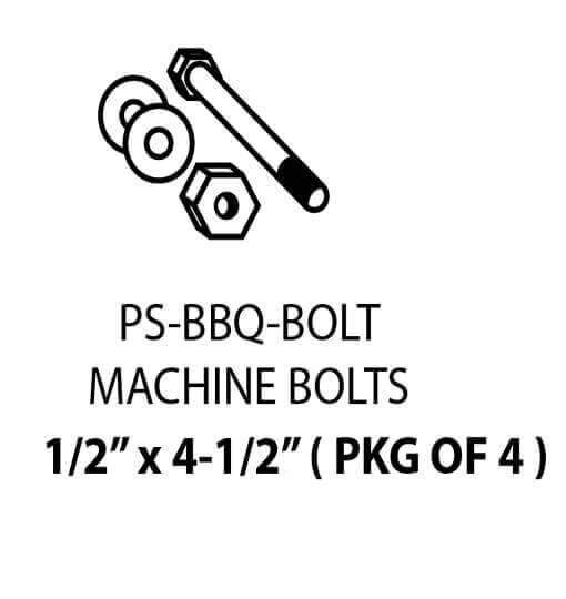 BBQ Machine Bolts Package of 4